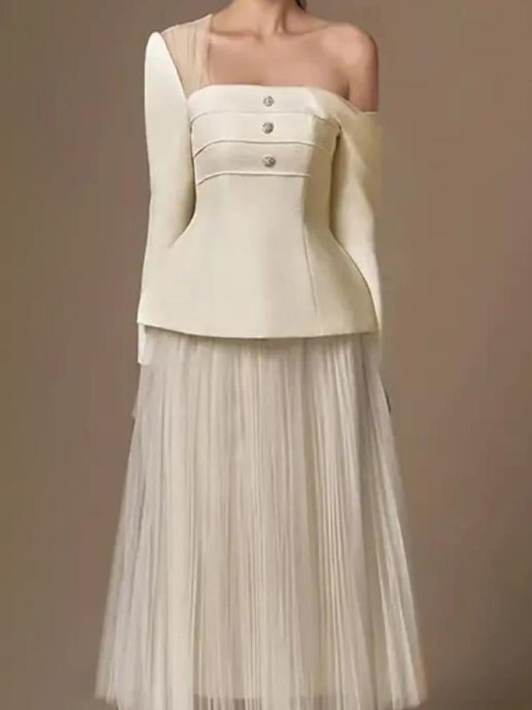 TWOTWINSTYLE Katı Iki Parçalı  - Pencil Skirt Midi incelemesi ve fiyatı