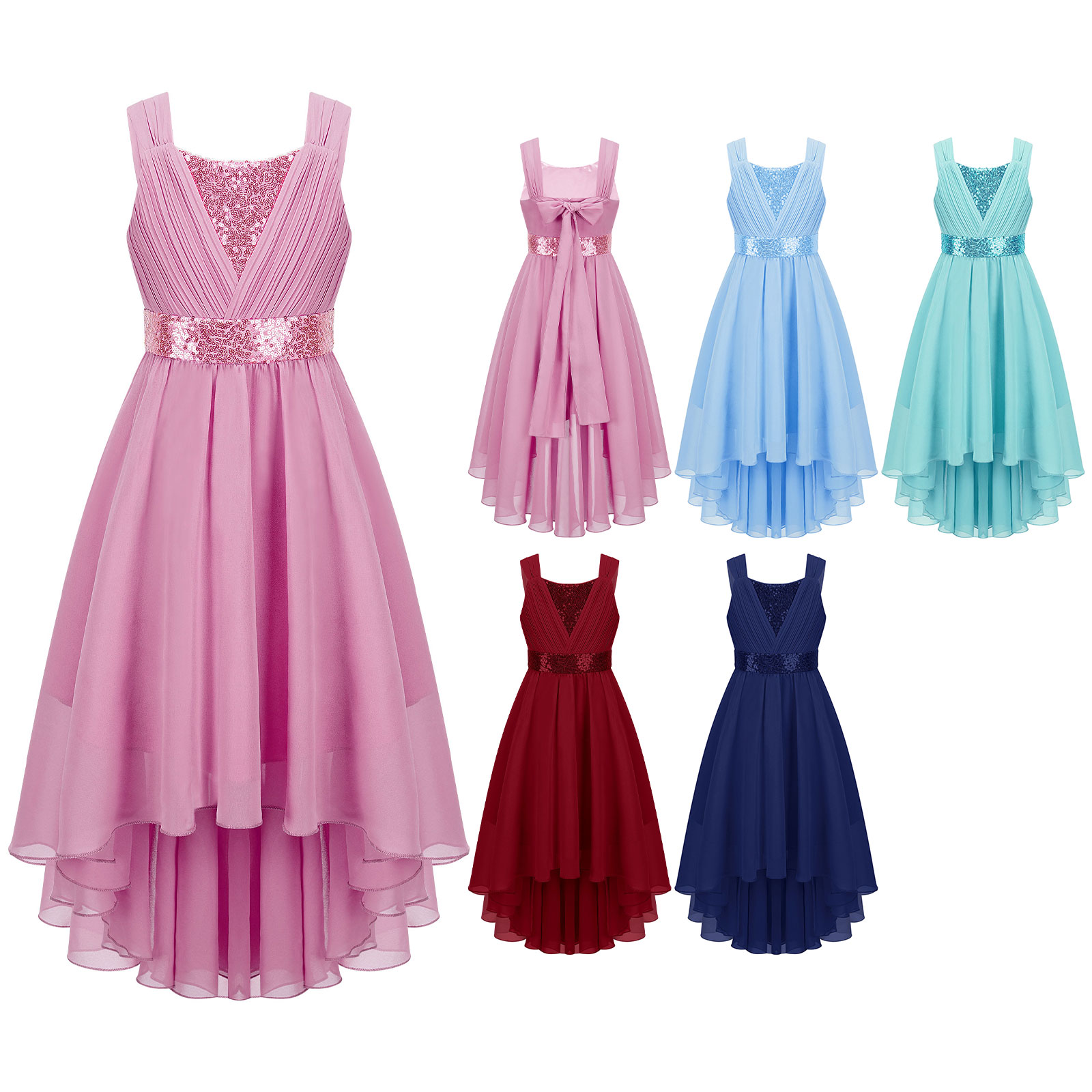 Çocuklar kızlar Sequins dantel - Women'S Formal Wear For Girls incelemesi ve fiyatı