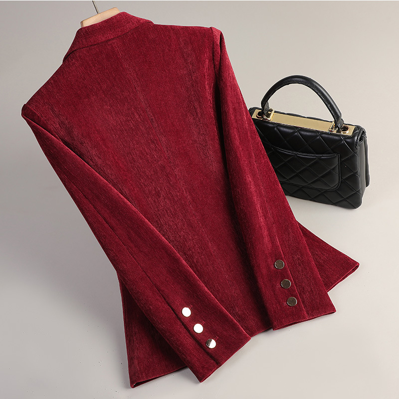 Sarı Altın Kadife Blazer Kadın - Women Formal Wear Business incelemesi ve fiyatı