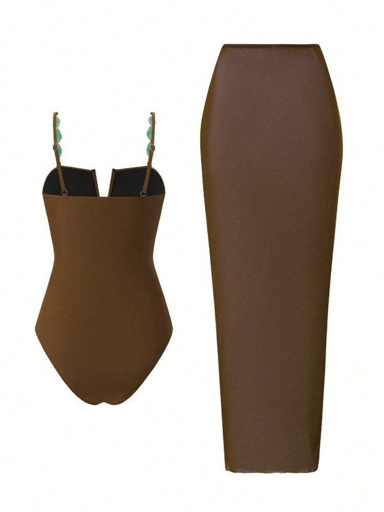 Vintage Kahve Rengi Fileli Uzu - Pencil Skirt Midi incelemesi ve fiyatı