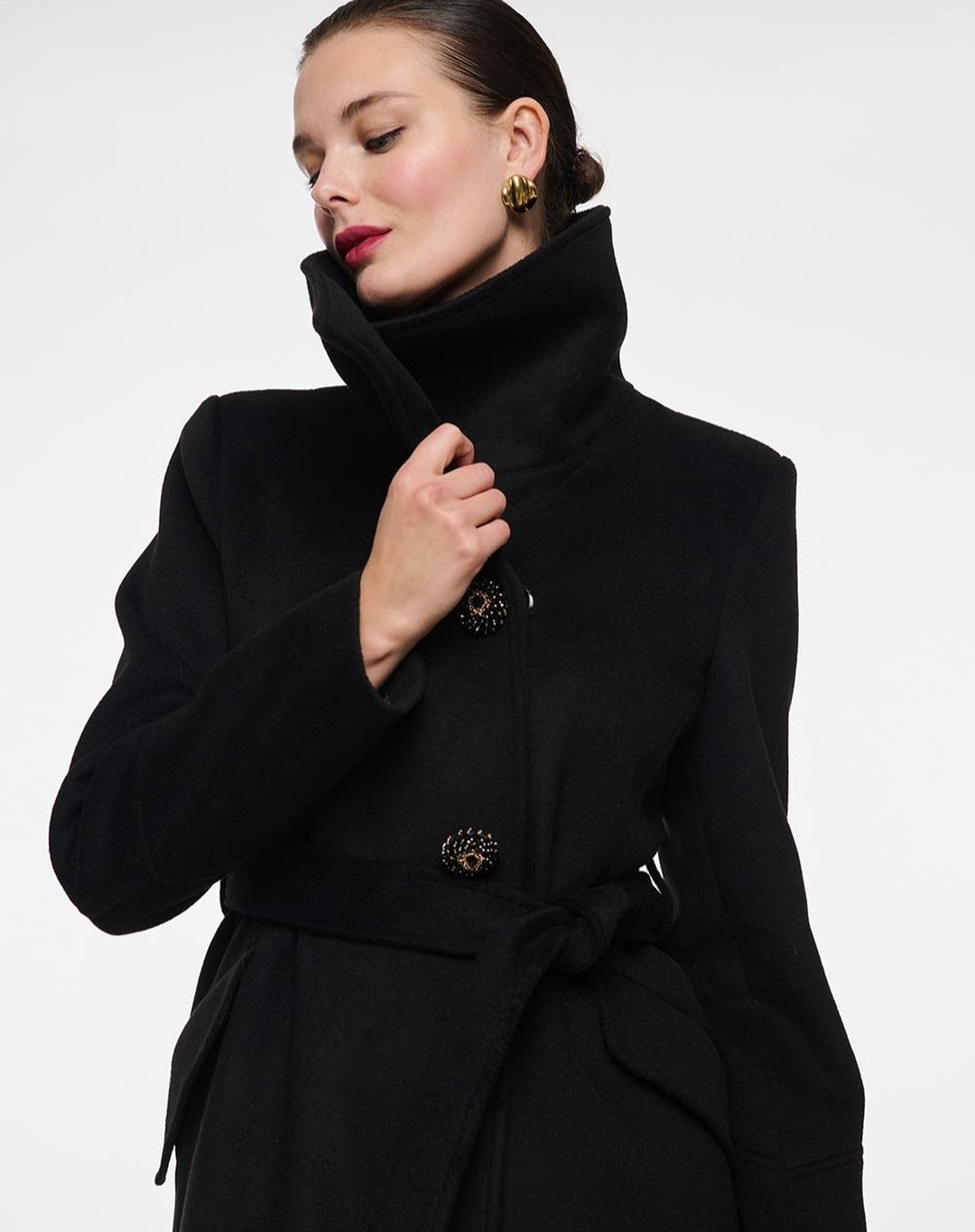Vintage Siyah Dik Yaka Kadın Y - Women'S Formal Wear Plus Size incelemesi ve fiyatı