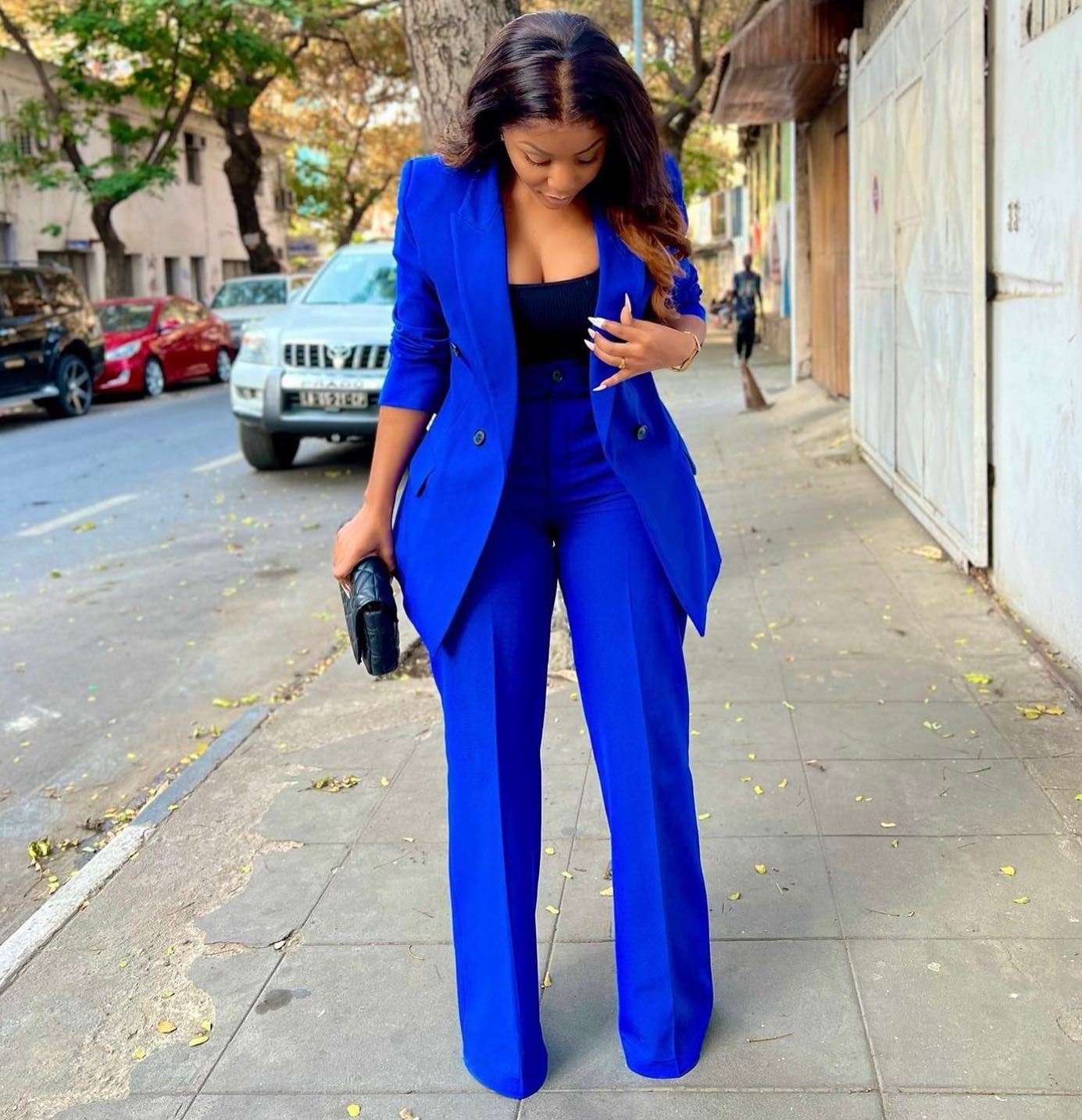 Kraliyet Mavi Kadın Pantolon T - Women'S Formal Wear Plus Size incelemesi ve fiyatı